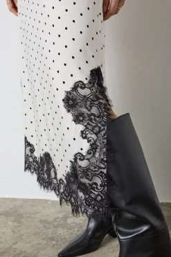 Amelicc Dot Lace Skirt 44039