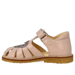 Anhjertesandal Med Funklende Glitter Hjerte 5186-202