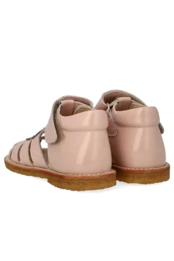 Anhjertesandal Med Glitter Og Velcrolukning 0572-102