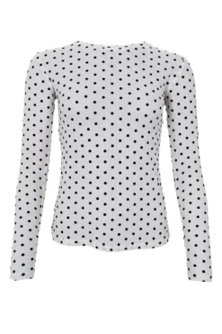 Bcjennie Dotted Mesh Blouse 40611