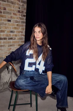 Hlaamerican Football Ls Tee HL10049