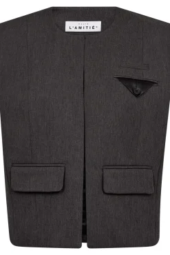 Hlaamy Box Crop Waistcoat HL10683