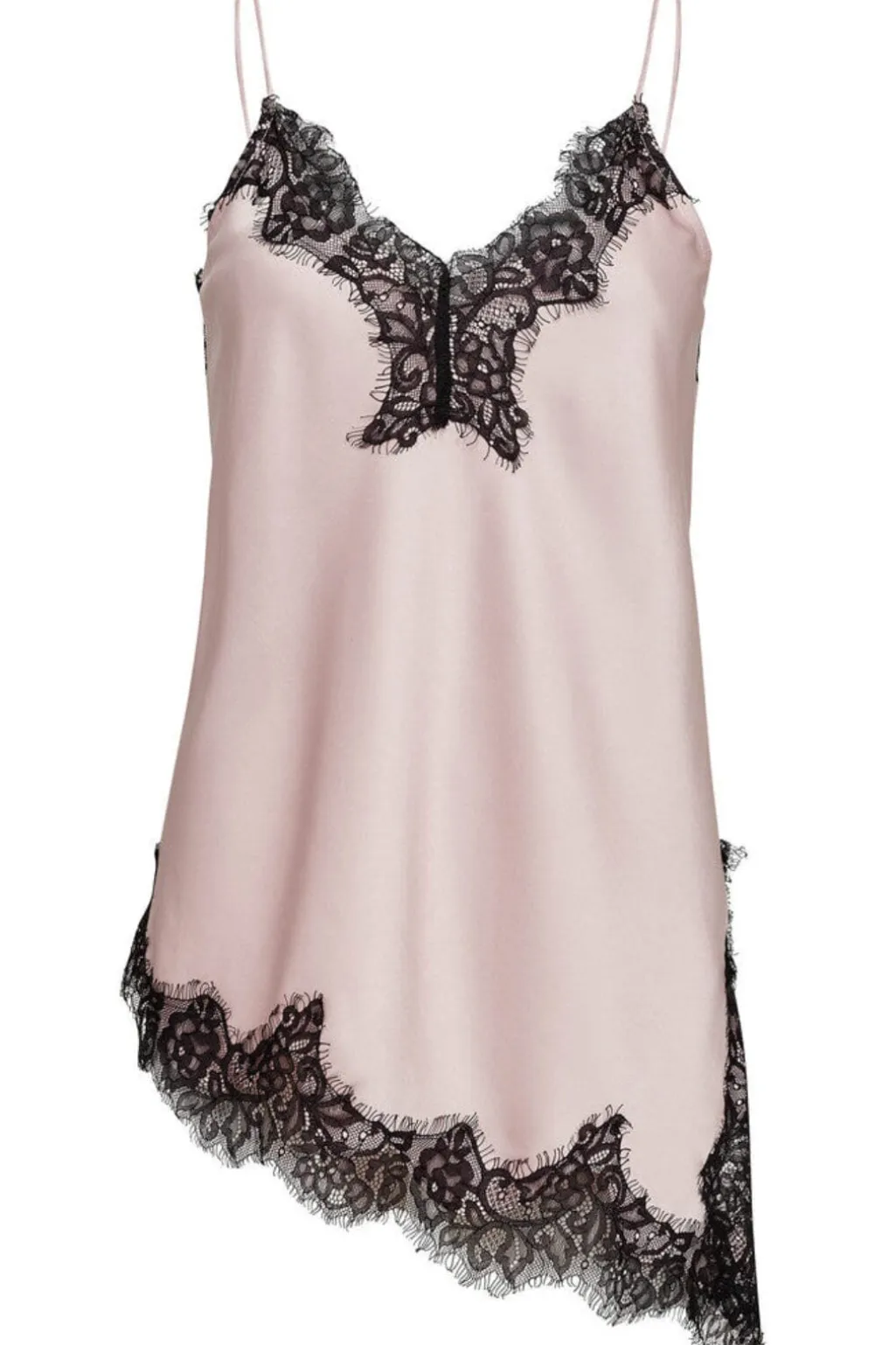 Hlaasta Asym Contrast Lingerie Top HL10646