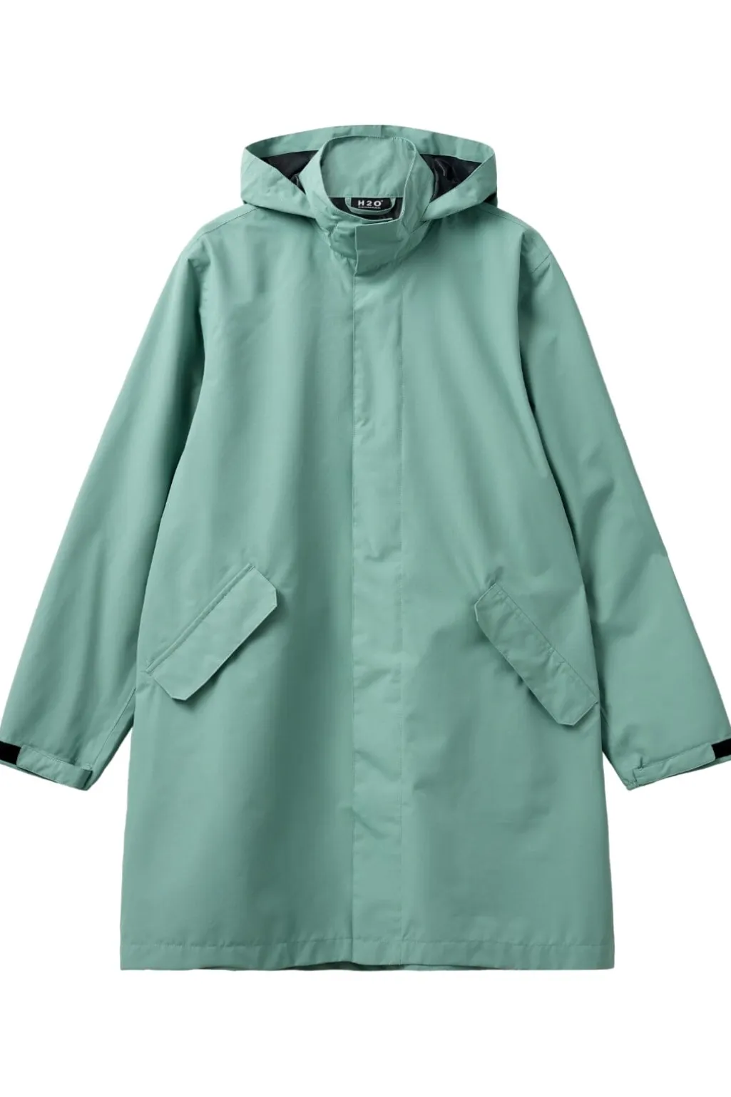 H2rømø Logo Lw Rain Long Jacket 100982