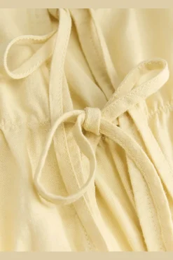 Jxalmira Linen Blend Tie Sl Top Ln