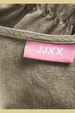 Jxalmira Linen Blend Tie Sl Top Ln