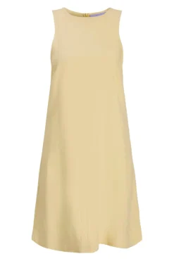 Jxalmira Linen Ble Short Sl Dress Re