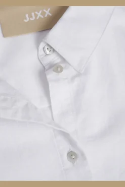 Jxjamie Ls Rlx Linen Blend Shirt Sn