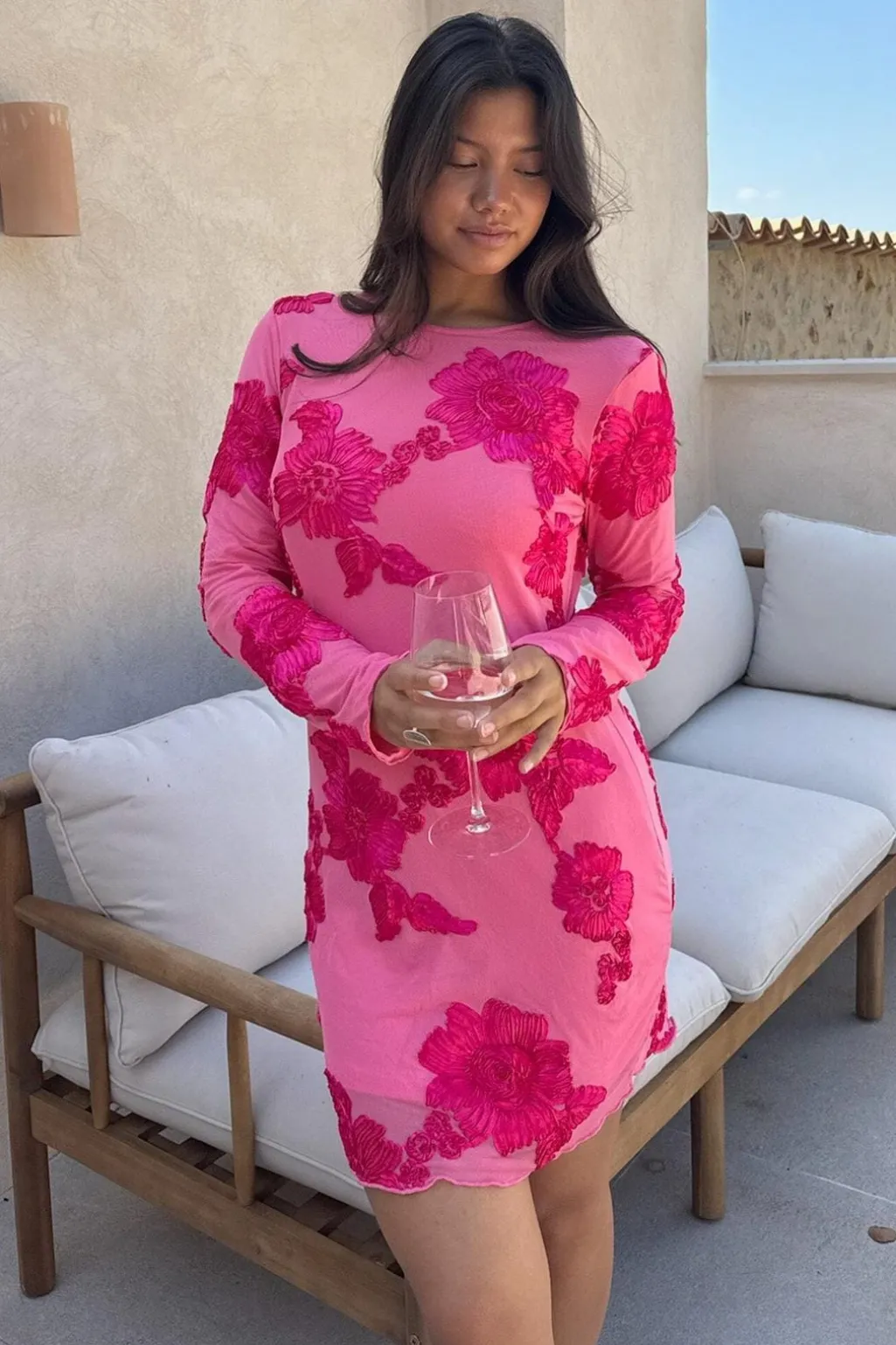 Malouic Mesh Dress A23748