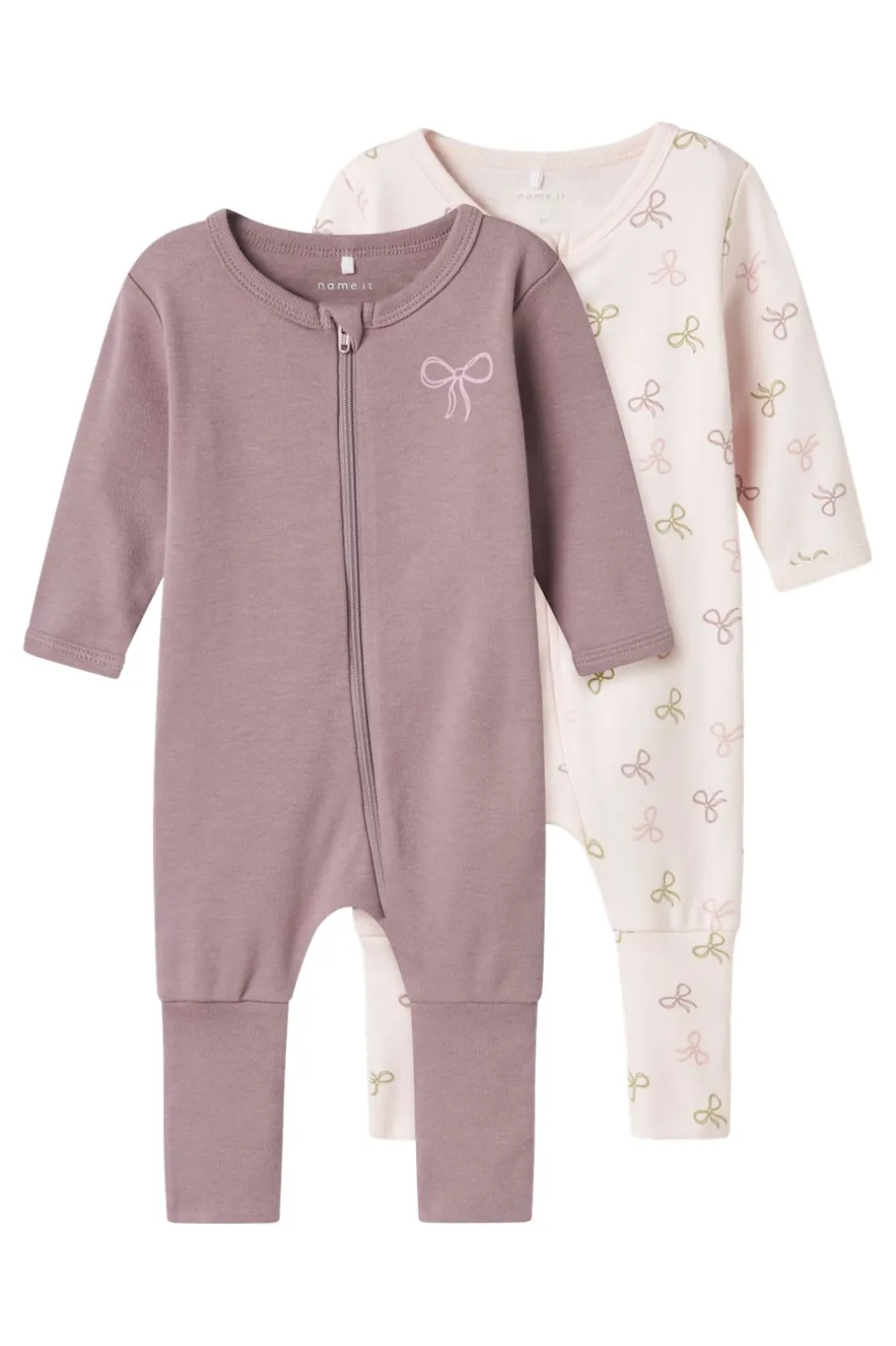 Nbfnightsuit Zip Ff Pink Bow