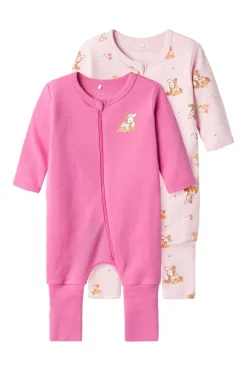 Nbfnightsuit Zip Ff Rose Deer