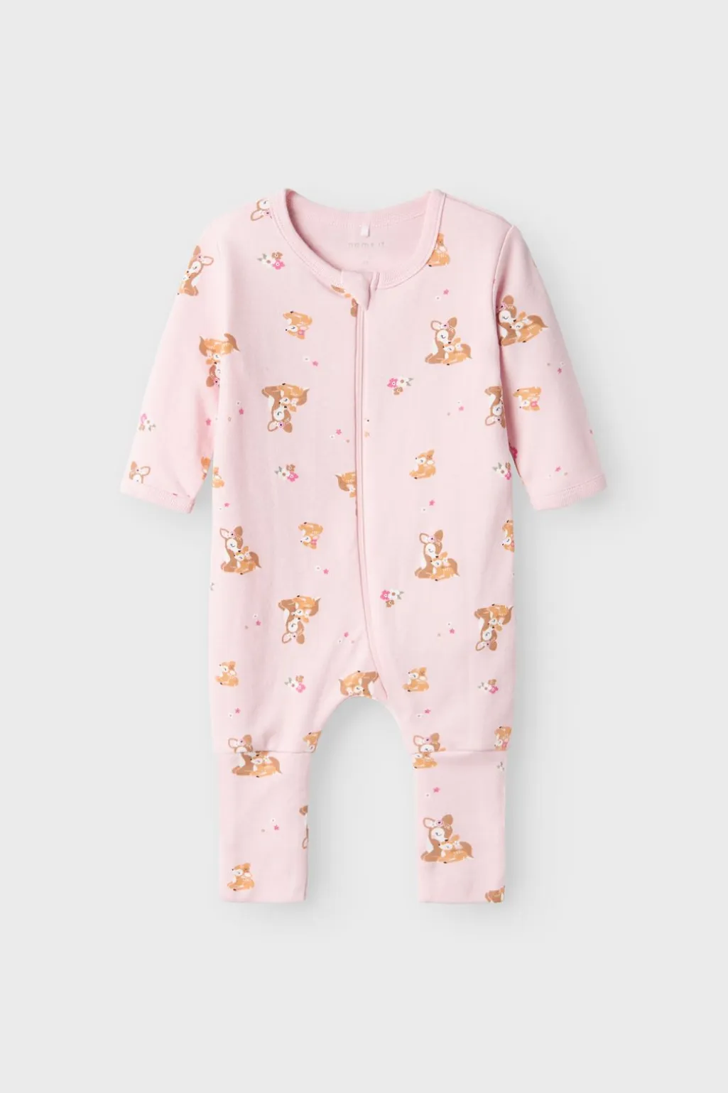 Nbfnightsuit Zip Ff Rose Deer