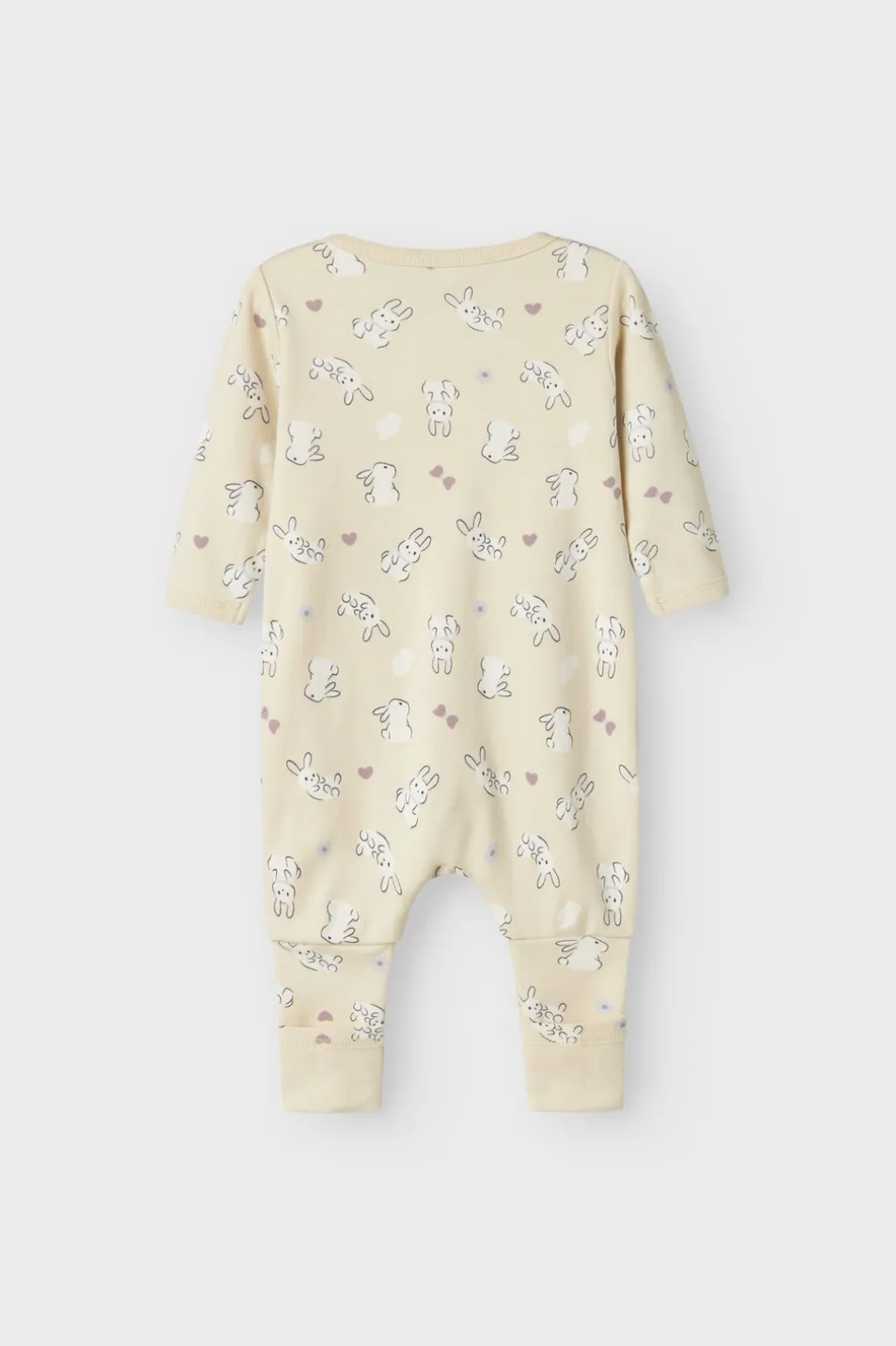 Nbfnightsuit Zip Ff Sand Rabbit
