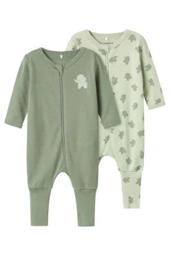 Nbmnightsuit Zip Ff Sea Elephant