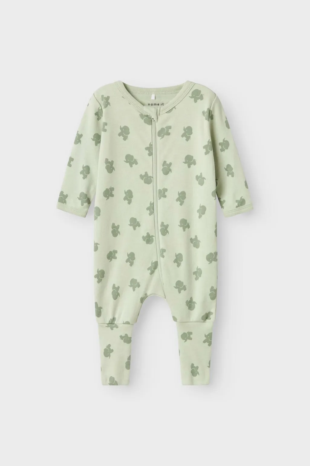 Nbmnightsuit Zip Ff Sea Elephant
