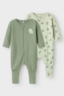 Nbmnightsuit Zip Ff Sea Elephant