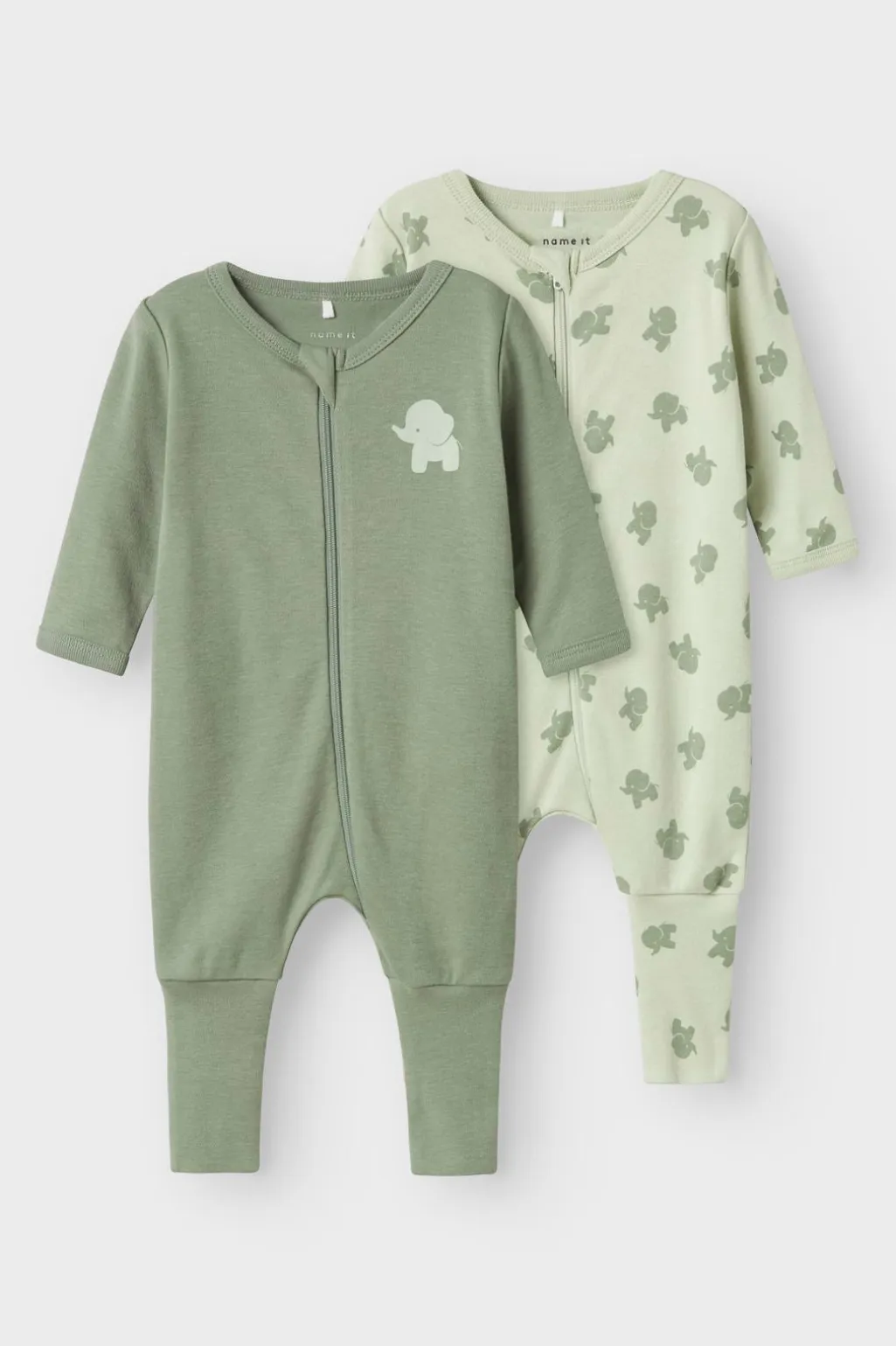 Nbmnightsuit Zip Ff Sea Elephant