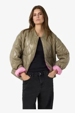 Nmallie Shiny Quilted Jacket