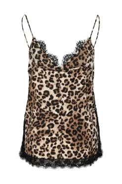 Nmbeya S/L V-Neck Lace Leo Top