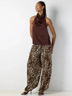 Nmbrisa Highneck Satin Top Tnt/17