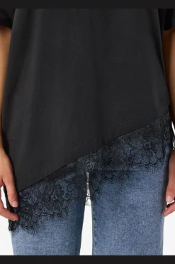 Nmeasy Lace Detail S/S T-Shirt