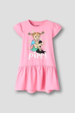Nmfamea Pippi Ss Dress Sky