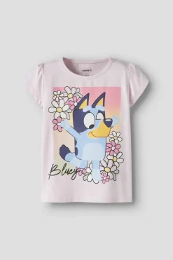 Nmfmaka Bluey Ss Top Sky