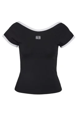 Nmtwin S/S O-Neck Contrast Tee Fwd