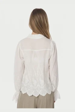 Nnamara Delicate Emb Blouse 166708