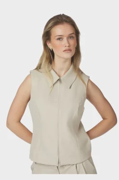 Nnannabella Structure Waistcoat 165355