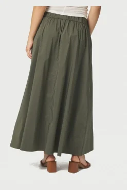 Nnyara Long Poplin Skirt 163076