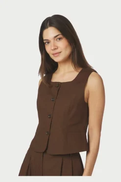Nnyula Linen Waistcoat 165181
