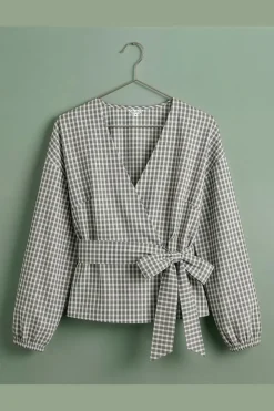 Objanna Ls Wrap Top Tne 26