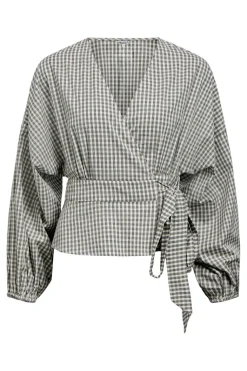 Objanna Ls Wrap Top Tne 26