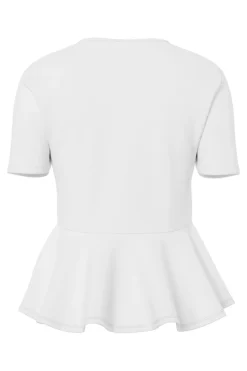 Pcalisa Ss Peplum Top