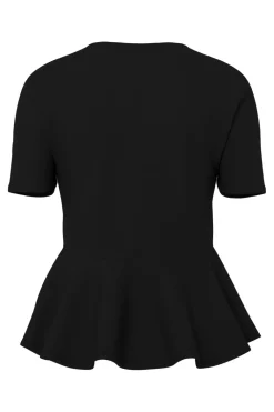 Pcalisa Ss Peplum Top