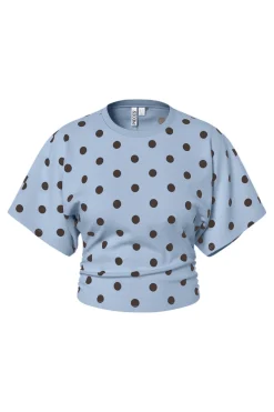 Pcalli Ss O-Neck Top Dm