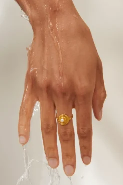 Pcshell Flower Ring