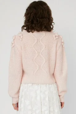 Sncable Knit With Bobblestw54-3294