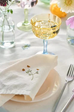 Stofserviet Flora M/marguerit Butter Cream