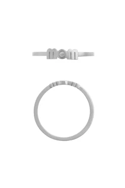 Stwow Mom Ring Silver