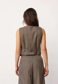 Veyacc Check Wrap Vest 500142