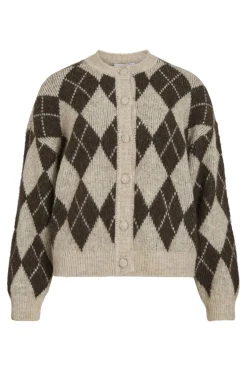 Vikarley L/S Button Detail Cardigan