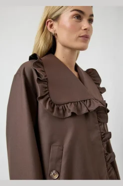 Yaselsana Ls Short Trenchcoat