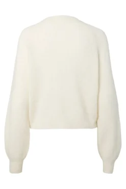 Yasjohi Ls Wool Blend Cardigan