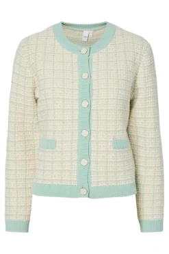 Yaslivia Ls Short Knit Cardigan