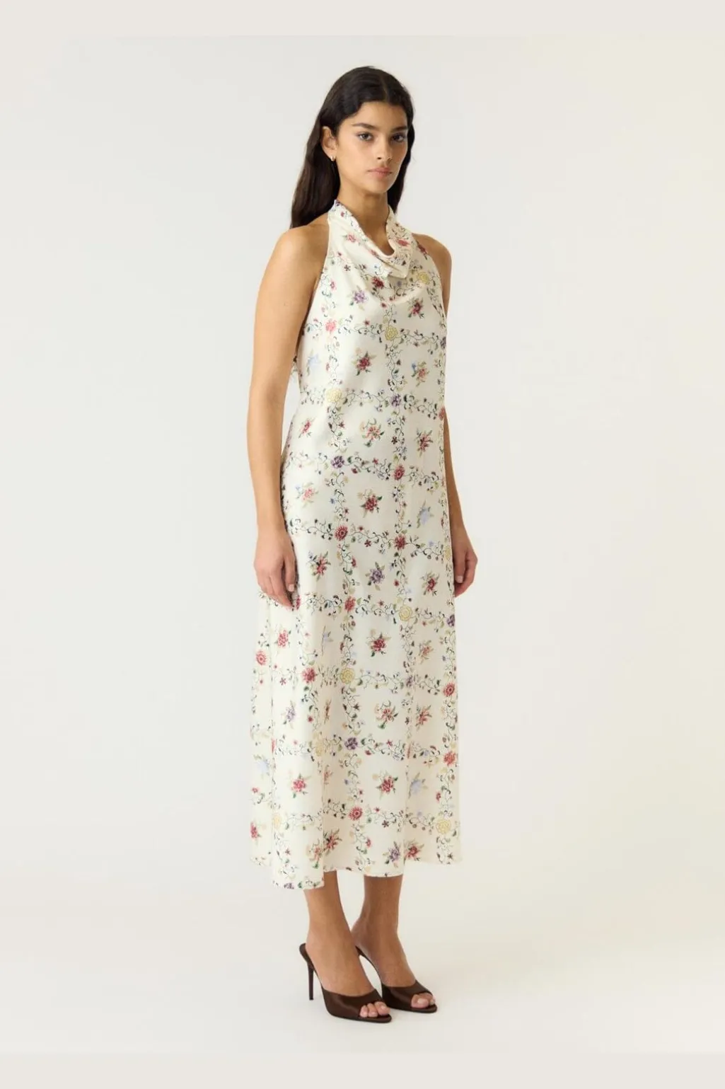 Yaspella Halterneck Long Dress